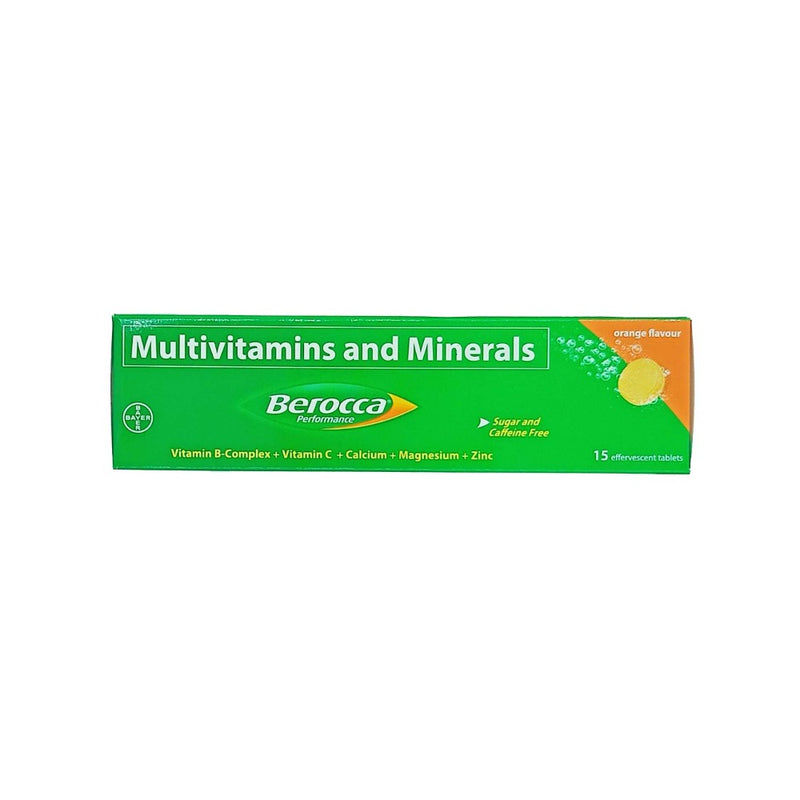 Berocca Performance Effervescent Tablet Orange 15's