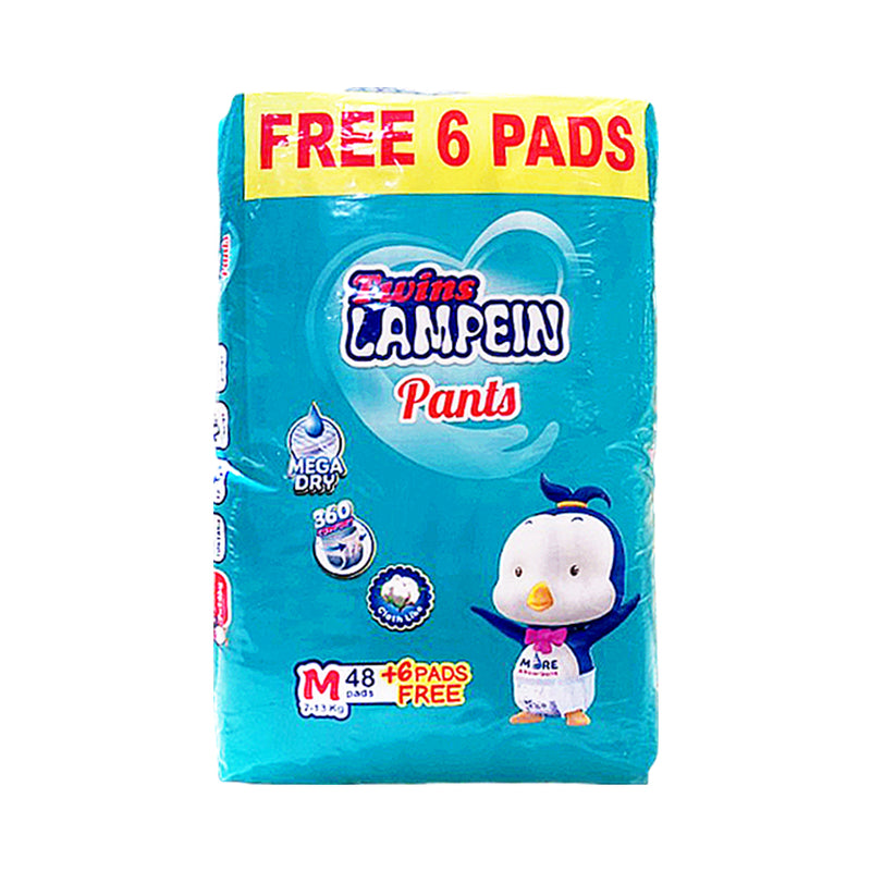 Twins Lampein Baby Diaper Pants Medium 48's + 6's