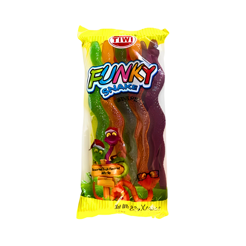 Tiwi Funky Fruit Jelly Snake 10's