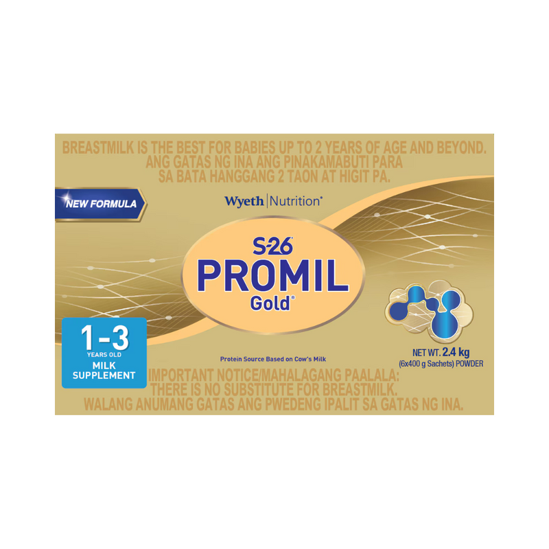 S-26 Promil Gold Three Milk Supplement 1-3yrs Old 2.4kg