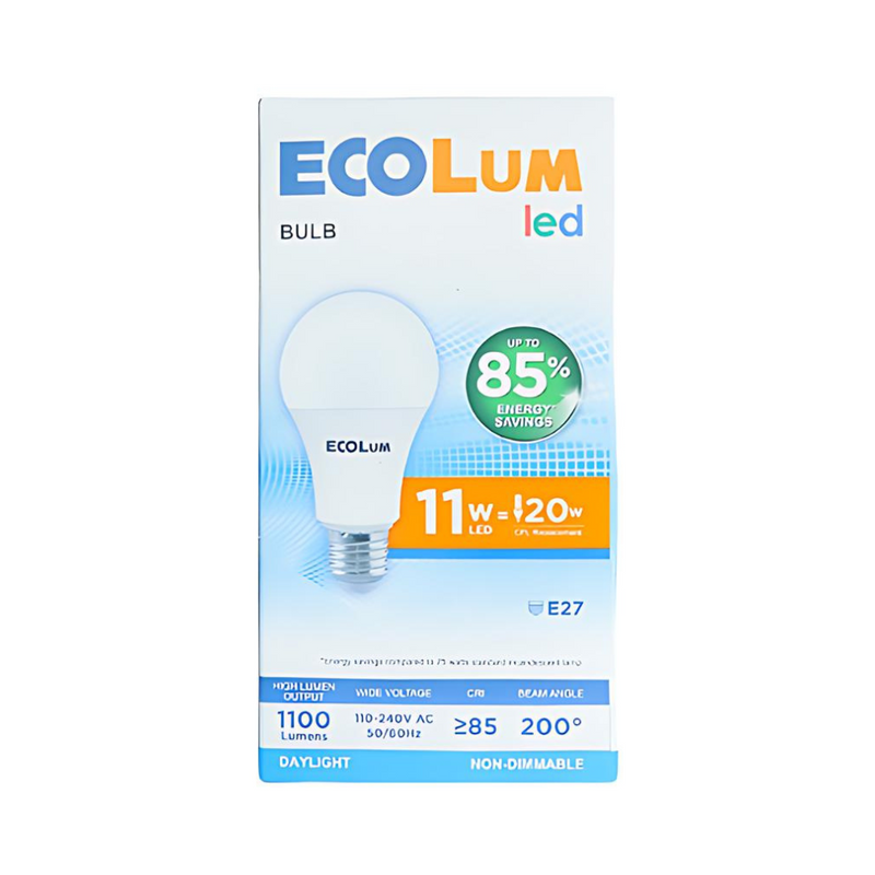 EcoLum LED Bulb 11 Watts Daylight E27