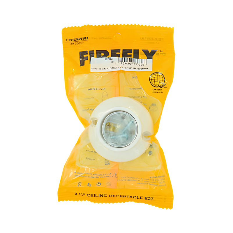 Firefly Ceiling Receptacle White 2 1/4"