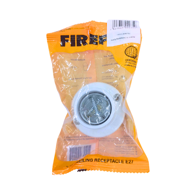 Firefly Ceiling Receptacle White 2 1/4"