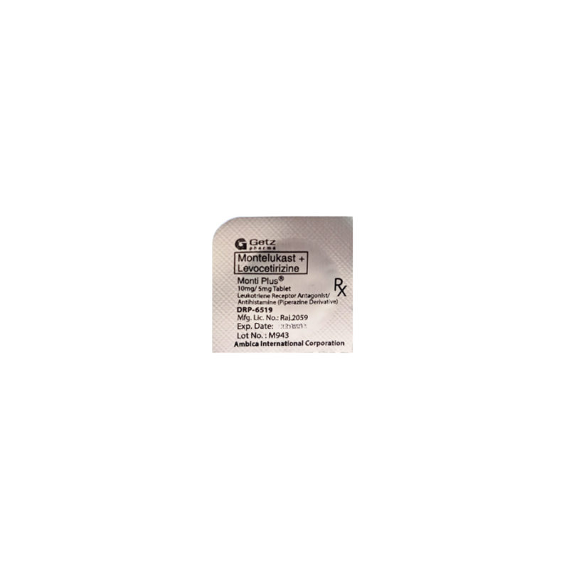 Monti Plus 10mg/5mg Tablet By 1's