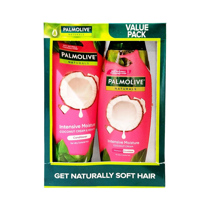 Palmolive Naturals Shampoo And Conditioner Intensive Moisture 180ml x 2's
