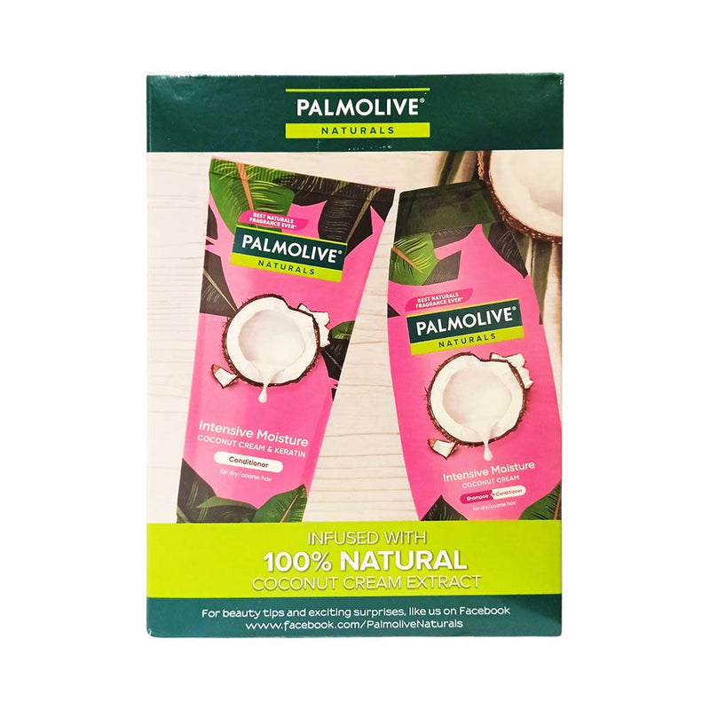 Palmolive Naturals Shampoo And Conditioner Intensive Moisture 180ml x 2's