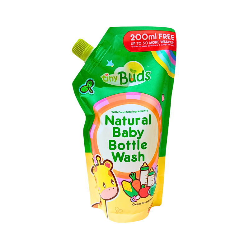 Tiny Buds Natural Baby Bottle Wash Refill 600ml