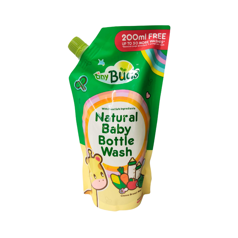 Tiny Buds Natural Baby Bottle Wash Refill 600ml