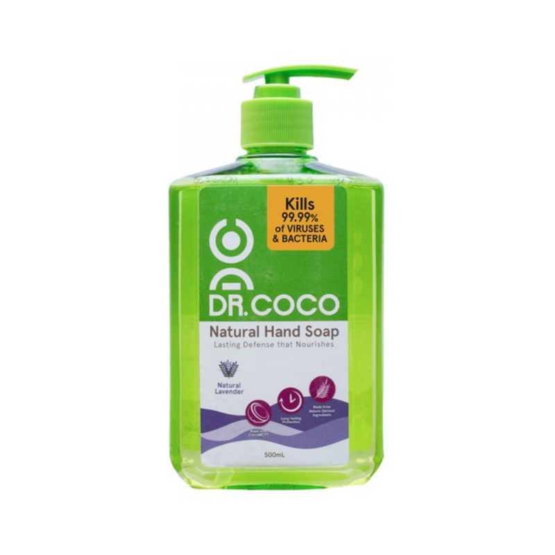 Dr. Coco Natural Hand Soap Lavender Pump 500ml