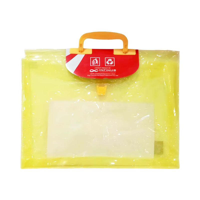 Valiant Expanding Envelope With Handle Yellow Long