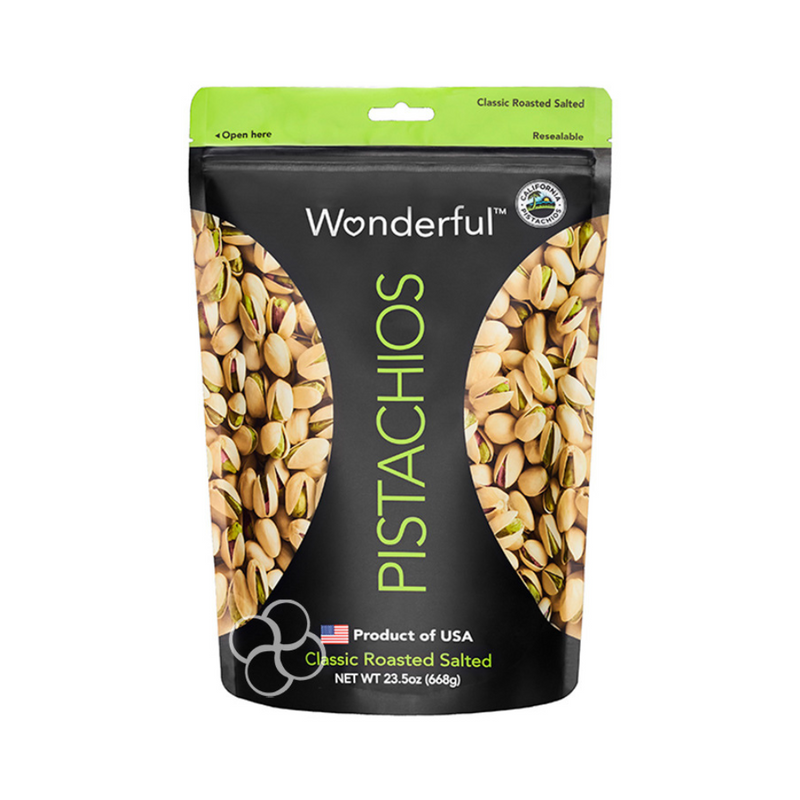 Wonderful Pistachios Classic Roasted Salted 668g