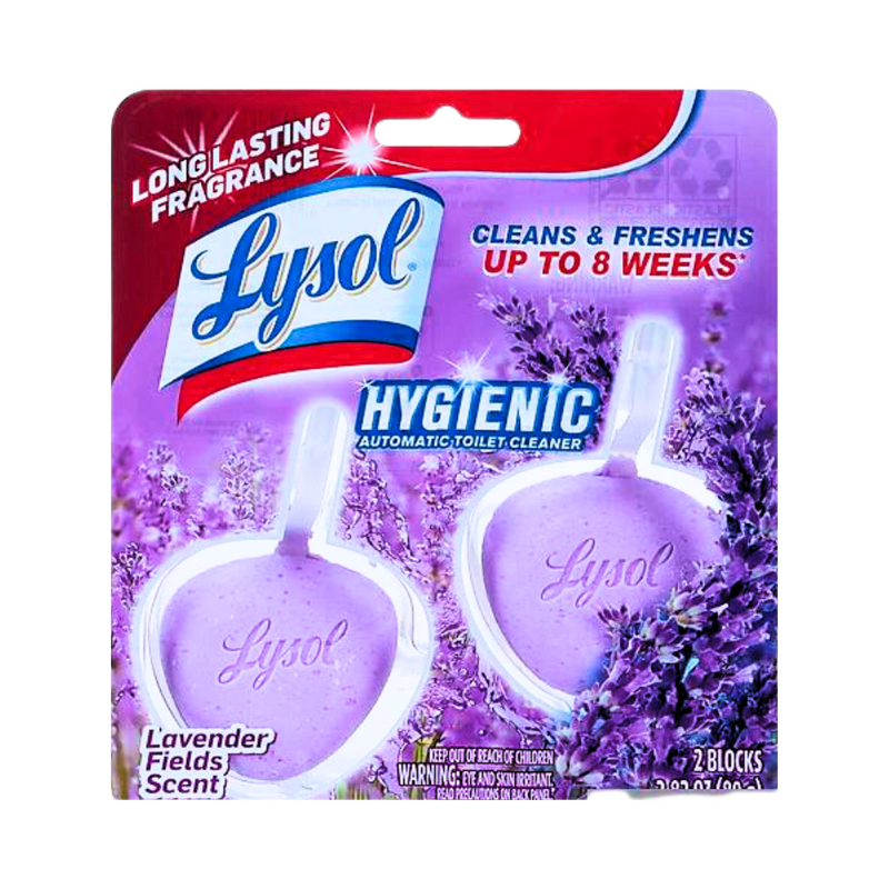 Lysol Automatic Toilet Cleaner Lavender Fields Scent 80g