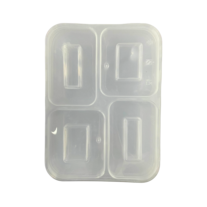 MNM Container 4 Compartment With Flat Lid C051 5's