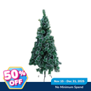 Ideal Living Needle Pine Christmas Tree With Snow Effect 7ft