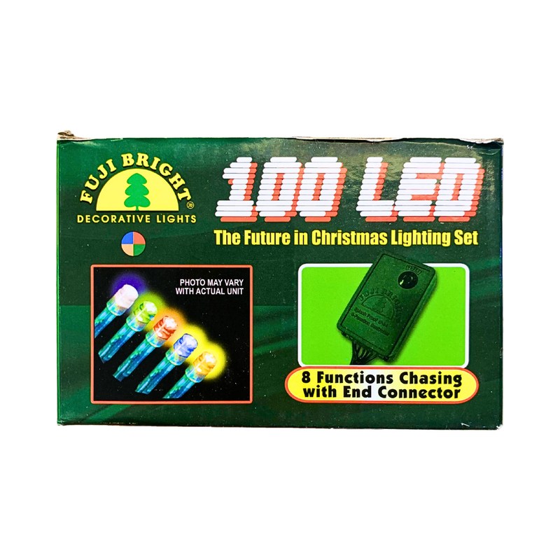 Fuji Bright 100 Led Chasing Light Green Wire Multicolor