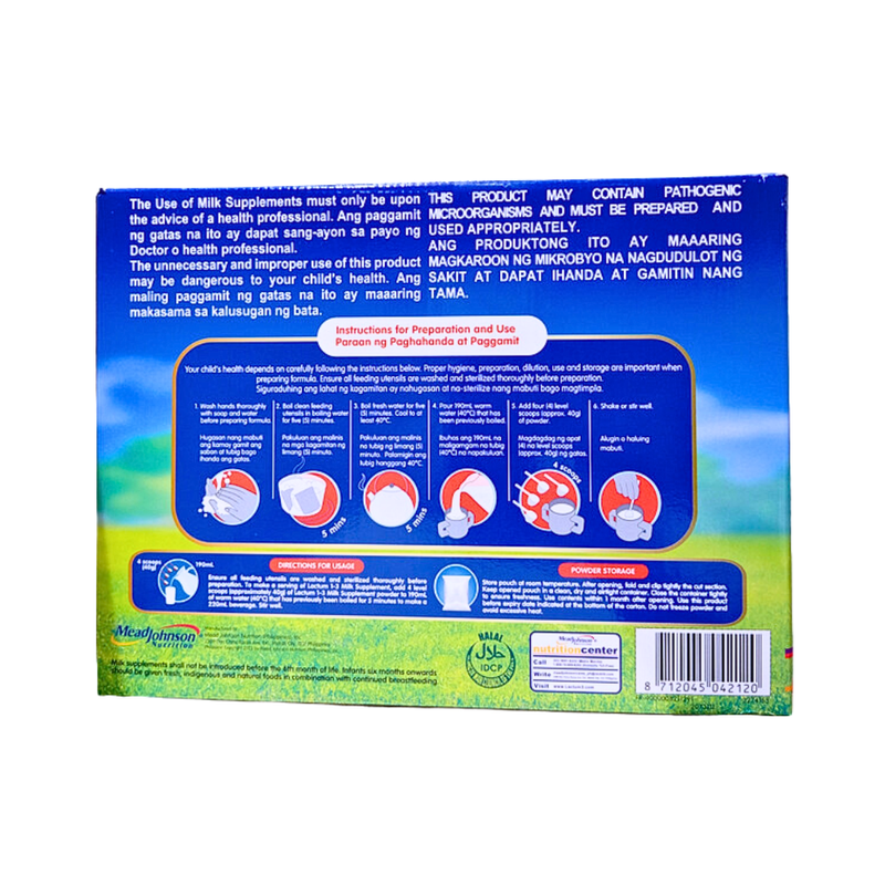 Lactum 1-3yrs Old Milk Supplement Powder Plain 3.2kg