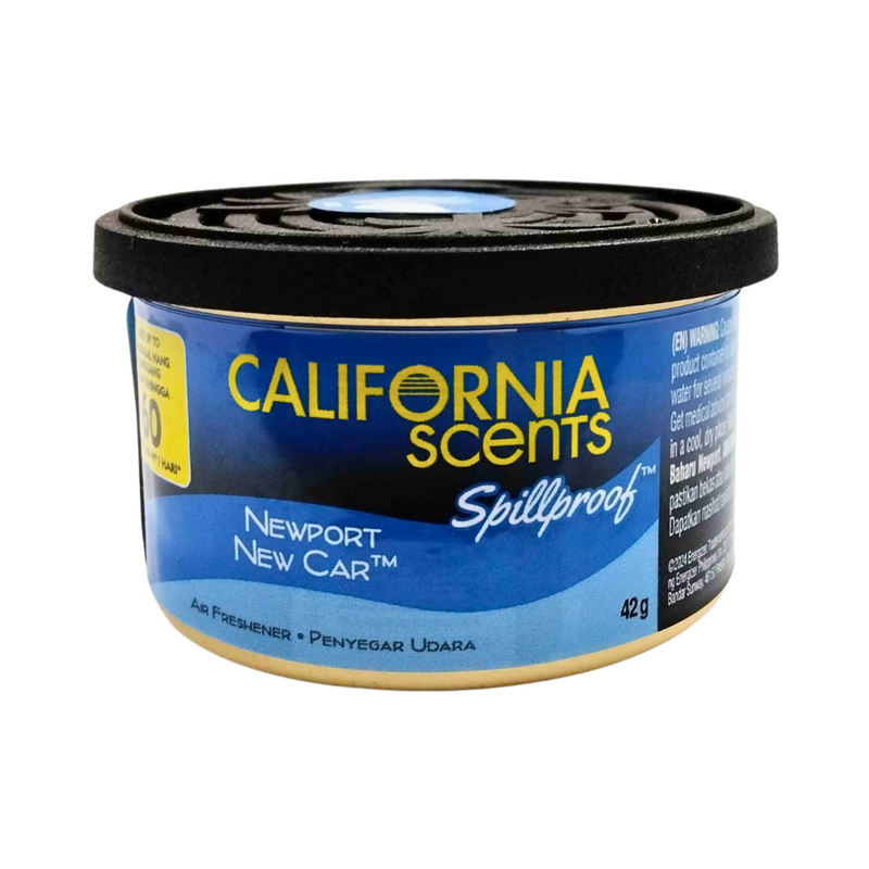 California Scents Spillproof Can Newport New Car 42g