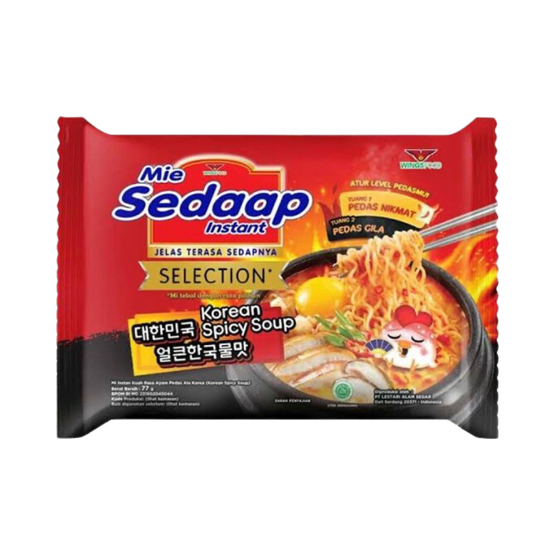 Mi Sedaap Noodles Mi Sup Korean Spicy Soup 77g