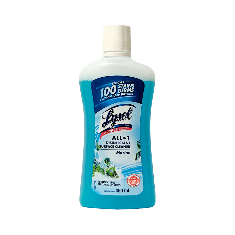 Lysol Disinfectant Multi Action Cleaner Marine Bottle 450ml