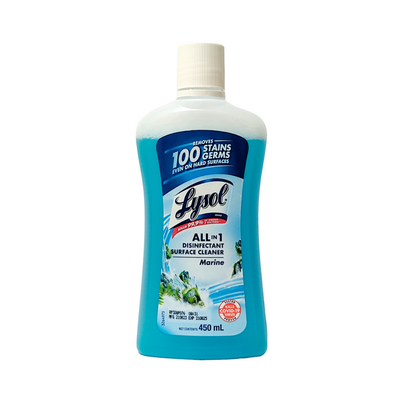 Lysol Disinfectant Multi Action Cleaner Marine Bottle 450ml