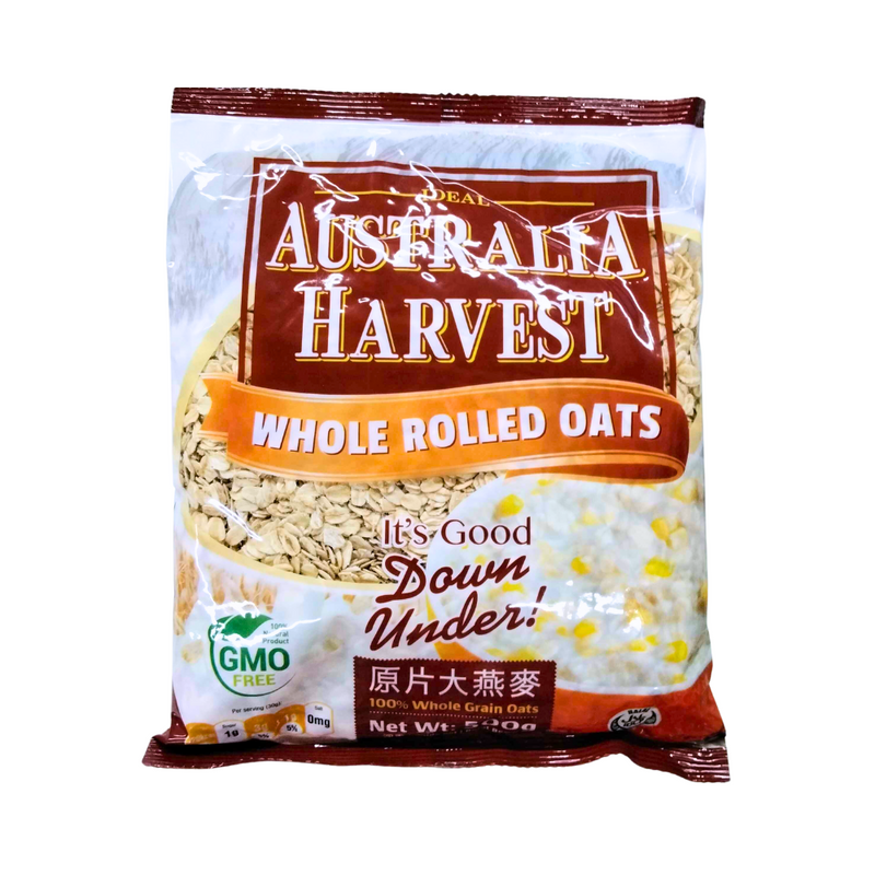 Ideal Australia Harvest Whole Rolled Oats 500g