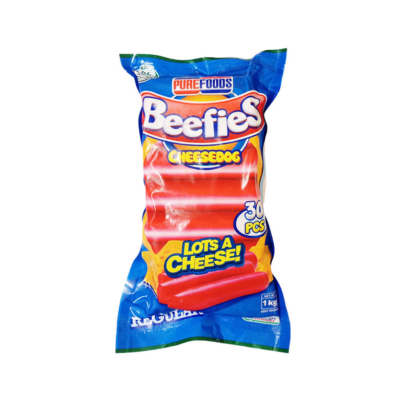 Purefoods Beefies Lots A Cheese Hotdog Regular 1kg