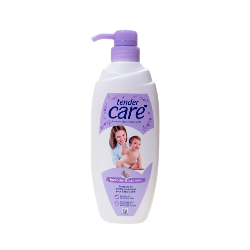 Tender Care Baby Wash Lavender And Oat Milk Pump 500ml