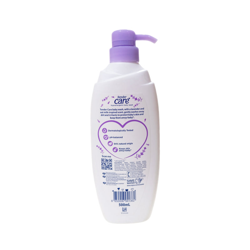 Tender Care Baby Wash Lavender And Oat Milk Pump 500ml