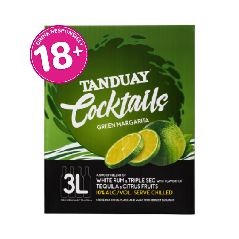 Tanduay Cocktails Green Margarita 3L