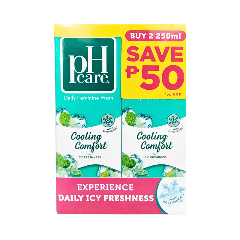 PH Care Feminine Wash Cooling Comfort 250ml x 2’s