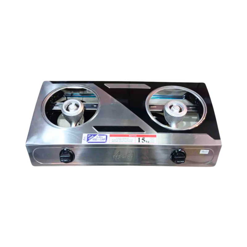 Asahi GS-118 Double Burner Gas Stove