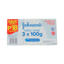 Johnson's Baby Soap Regular 100g x 3's