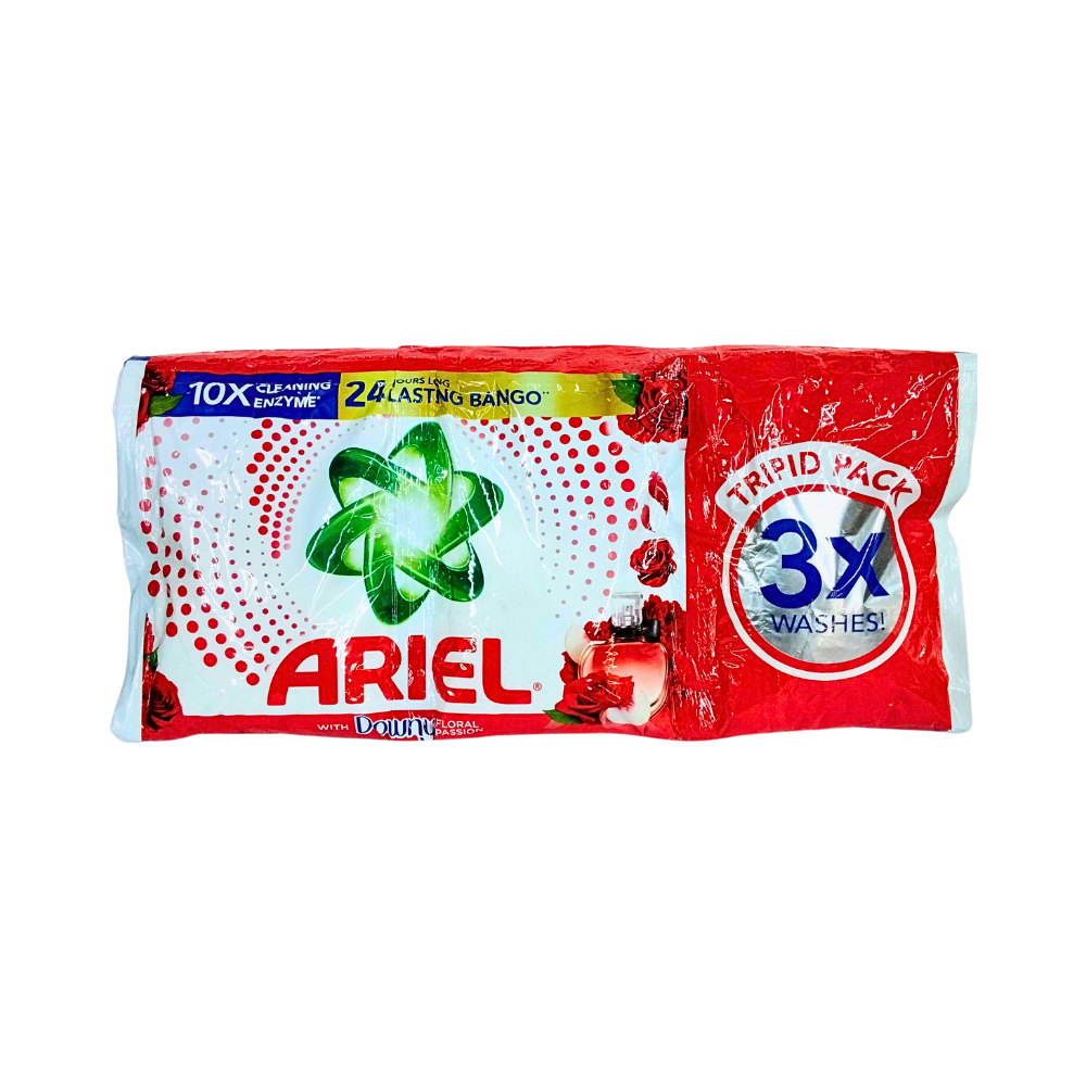 Ariel Powder Red Ariel Detergent Powder Tripid Pack Downy Floral Passion 87g