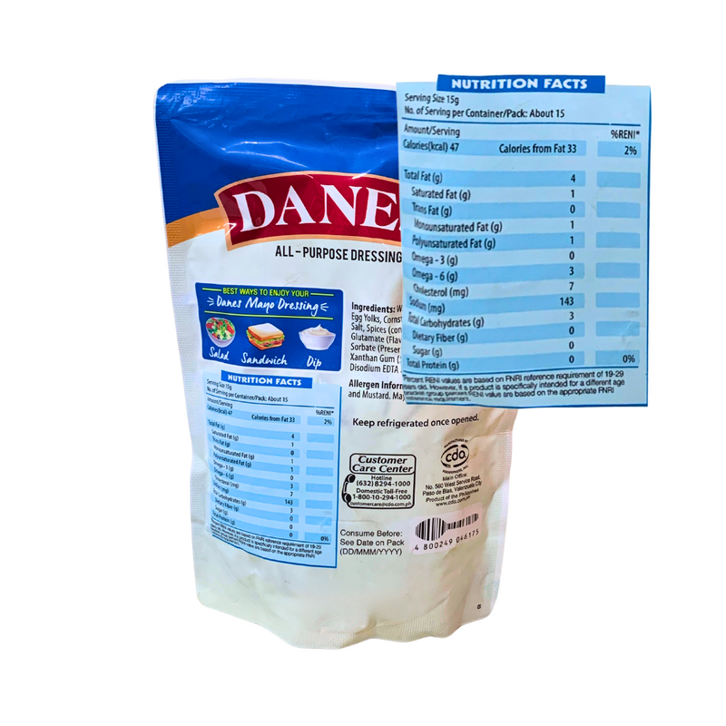 Danes Mayo Dressing All Purpose 220g