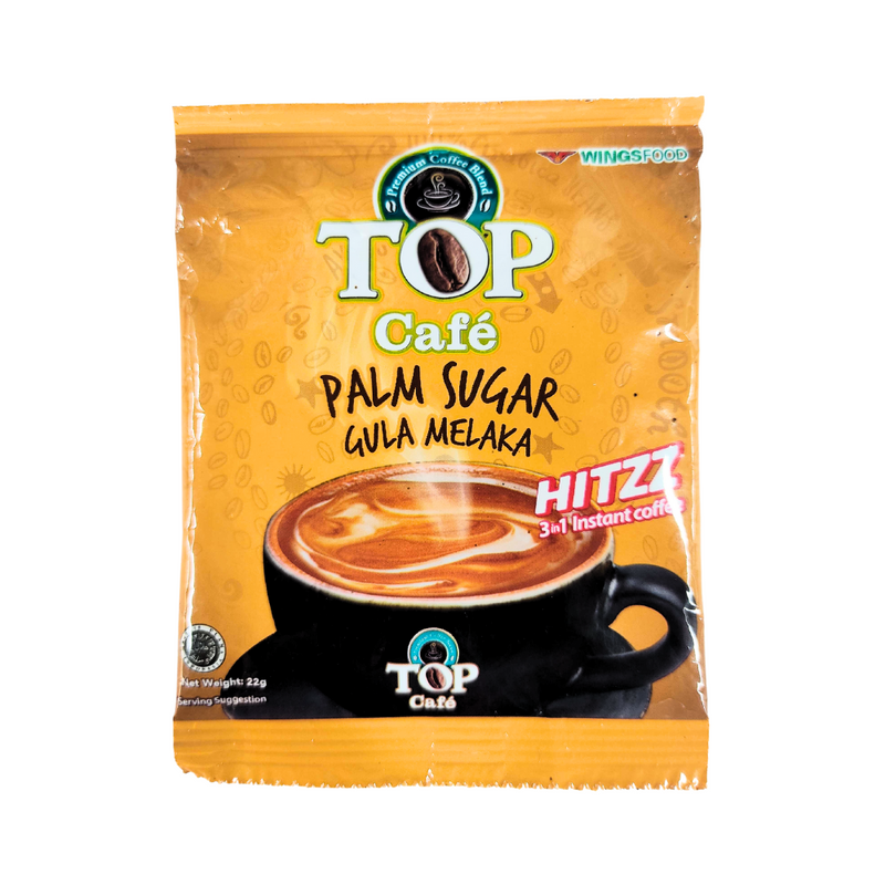 Top Cafe 3 in 1 Instant Coffee Palm Sugar 22g