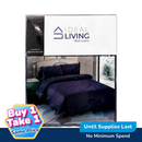 Ideal Living 4pc Plain Bedsheet Set Single