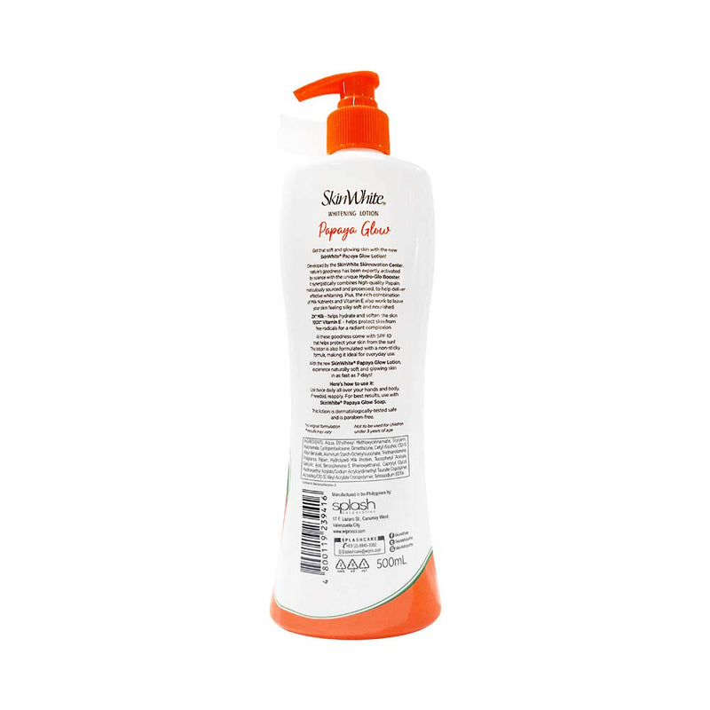 Skin White Whitening Lotion Papaya Milk SPF 10 500ml