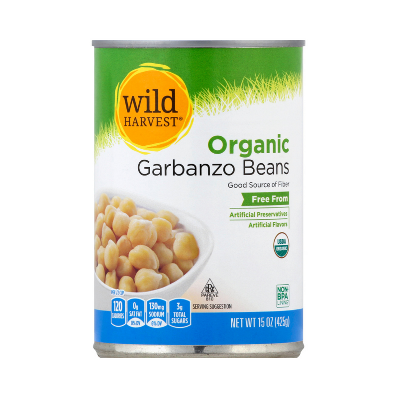 Wild Harvest Garbanzo Beans Organic 425g (15oz)