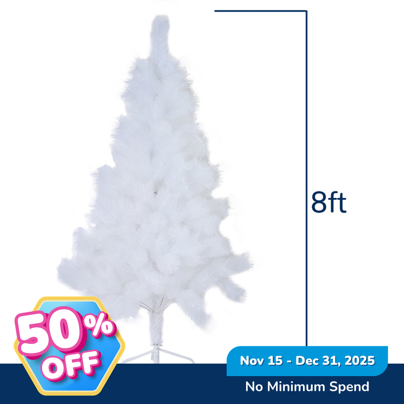 Ideal Living Needle Pine Christmas Tree White