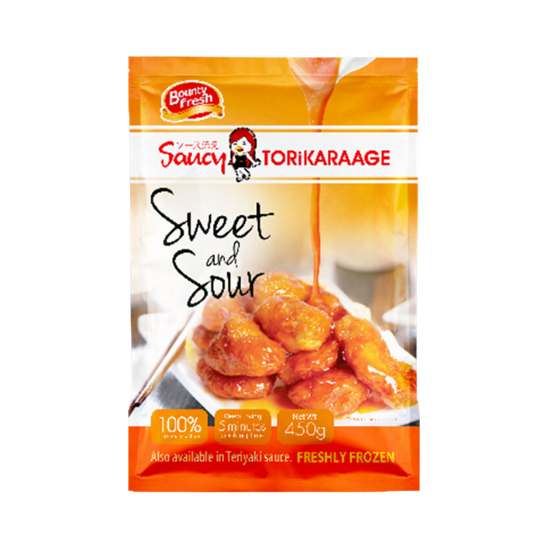 Bounty Fresh Saucy Torikaraage Sweet And Sour 450g