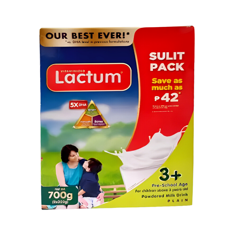 Lactum 3+ Powdered Milk Drink Plain 700g