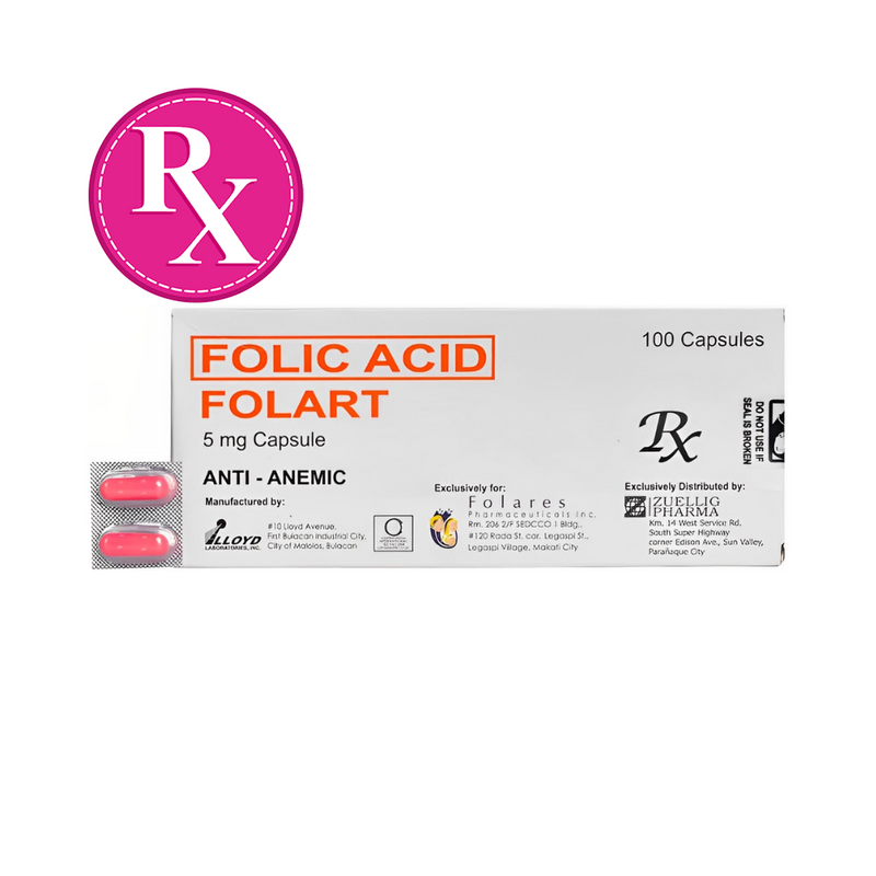 Folart Folic Acid 5mg Capsule