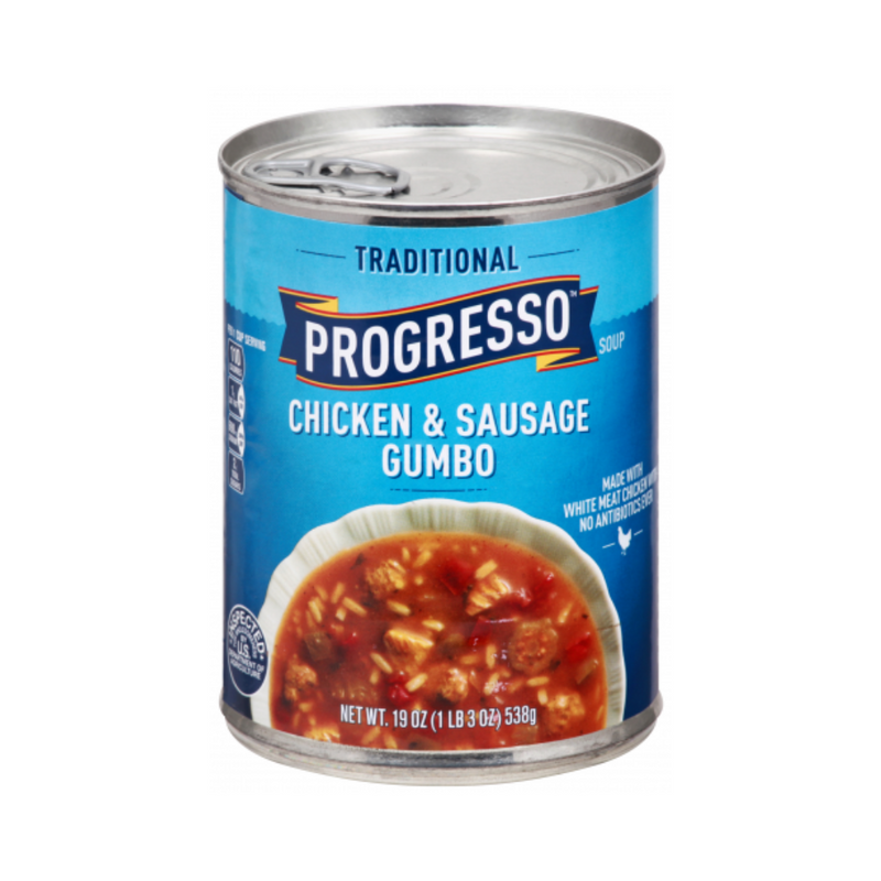 Progresso Chicken And Sausage Gumbo 538g