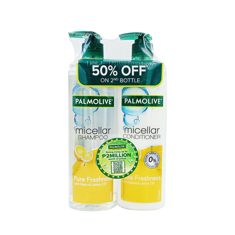 Palmolive Micellar Shampoo 380ml + Conditioner Pure Freshness 380ml