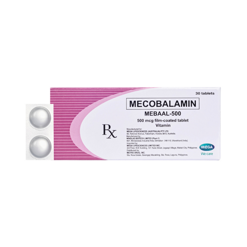 Mebaal-500 Mecobalamin 500mcg Tablet