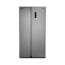Fujidenzo HD Inverter Side by Side Refrigerator Stainless Steel 17 Cu. Ft.