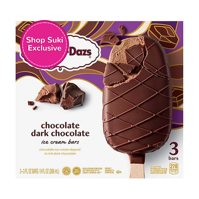 Haagen-Dazs Chocolate Dark Chocolate Ice Cream Bars 266ml