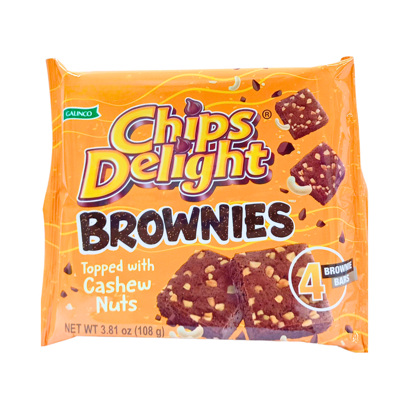 Chips Delight Brownies Topped With Cashew Nuts 108g