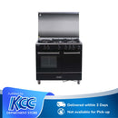 Technik Gas and Electric Cooking Range 5 Burner 90cm