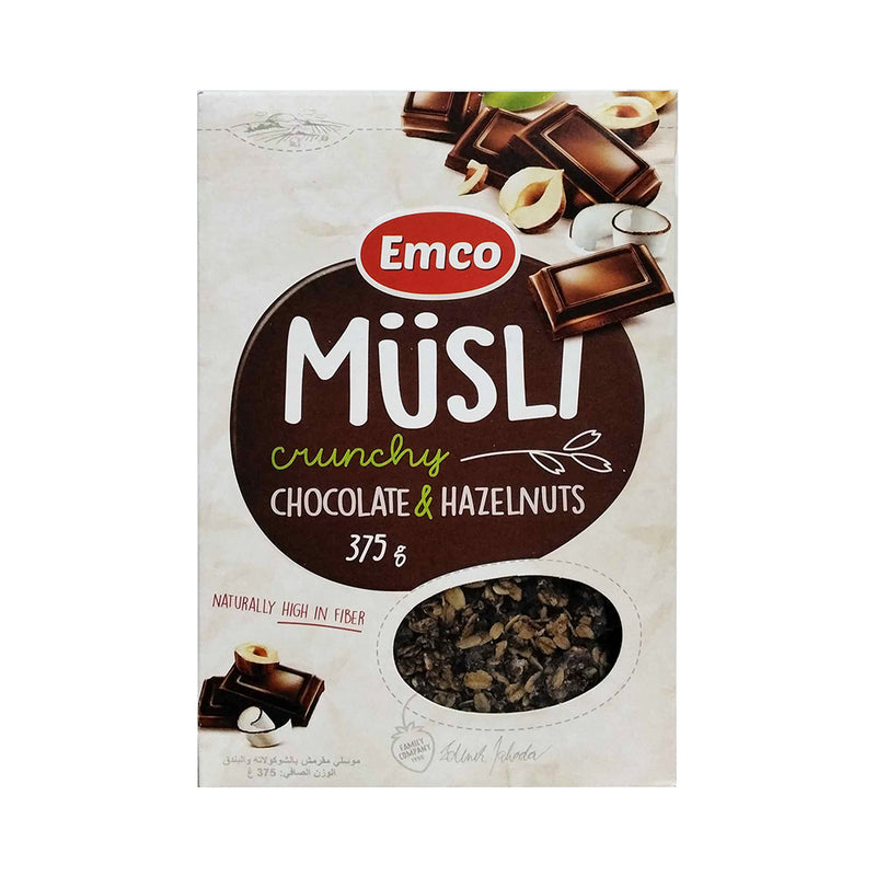 Emco Musli Chocolate And Hazelnut 375g